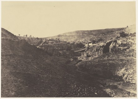 Jérusalem. Vallée de Josaphat; Auguste Salzmann, French, 1824 - 1872, Louis Désiré Blanquart-Evrard French, 1802 - 1872