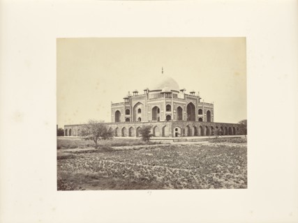 Delhi; The Mausoleum of the Emperor Humaioon; Samuel Bourne, English, 1834 - 1912, Delhi, India; about 1866; Albumen silver