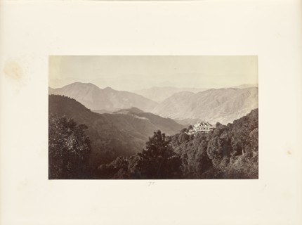 Simla; The Yarrows with Shalli Peaks in the Background from Inverarm; Samuel Bourne, English, 1834 - 1912, Simla, India; 1868