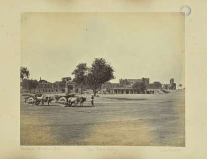 Lucknow; Bailey sic Guard, Residency etc., General View; Samuel Bourne, English, 1834 - 1912, Lucknow, India, Asia; 1865 - 1866