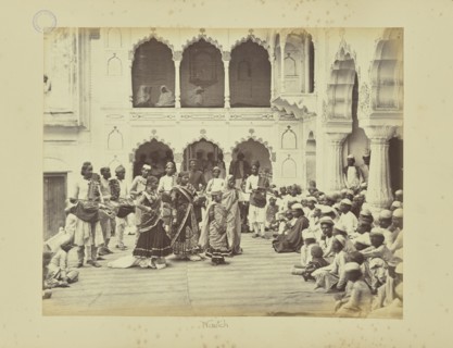 Nautch; Possibly Charles Shepherd, English, active 1858 - 1878, or Bourne & Shepherd, English, 1863 - 2016, India, Asia; 1863
