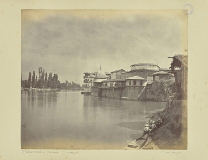 Maharajah's palace. sic Srinager. Cashmere; John Burke, Irish, about 1843 - 1900, William H. Baker, British, about 1829 - 1880