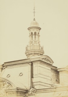 The Roof of the Pavillon de Rohan, Louvre, Paris; Édouard Baldus, French, born Germany, 1813 - 1889, Paris, France; 1852 - 1857