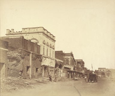 House in which the King was confined in the Palace; Felice Beato, 1832 - 1909, Delhi, India; 1858 - 1860