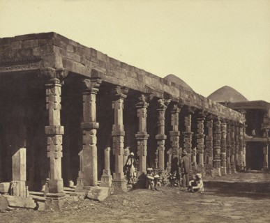 Hindoo Temple in Kootub; Felice Beato, 1832 - 1909, Delhi, India; 1858 - 1859; Albumen silver print