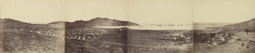 Panorama, Odin Bay; Felice Beato, 1832 - 1909, Henry Hering, 1814 - 1893, China; negative June