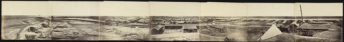 Panorama, View of Pehtung, Binhai New Area, Tianjin, China, August 1st, 1860; Felice Beato, 1832 - 1909, Henry Hering, 1814 - 1893