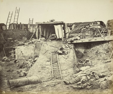 Interior of the Angle of North Fort; Felice Beato, 1832 - 1909, Henry Hering, 1814 - 1893