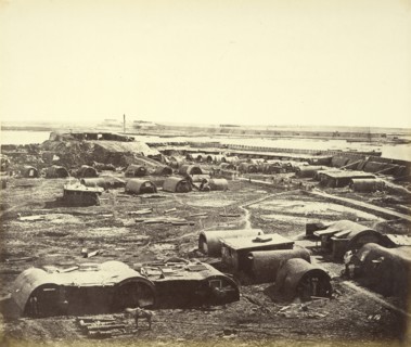 Interior of North Fort, Showing the Chinese Encampment, August 21st, 1860; Felice Beato, 1832 - 1909