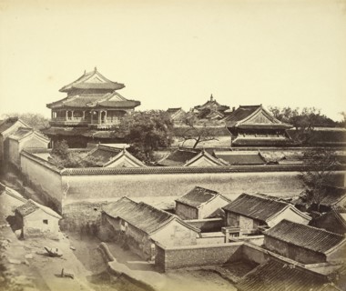 First view seen in Peking taken from Anting Gate, Beijing, China; Felice Beato, 1832 - 1909, Henry Hering, 1814