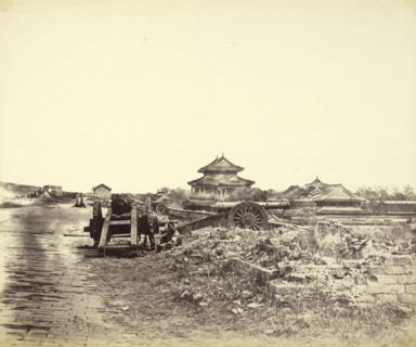 Top of the Wall of Peking, Beijing, China; Felice Beato, 1832 - 1909, Henry Hering, 1814 - 1893, Pekin, China
