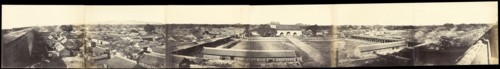 Panorama of Peking, Taken from the South Gate, Leading into the Chinese City; Felice Beato, 1832 - 1909