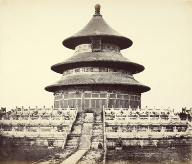 Sacred Temple of Heaven; Felice Beato, 1832 - 1909, Henry Hering, 1814 - 1893, Pekin, China