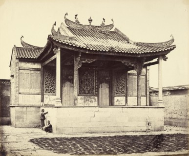 Chinese Theatre, Canton; Felice Beato, 1832 - 1909, Henry Hering, 1814 - 1893, Canton, China