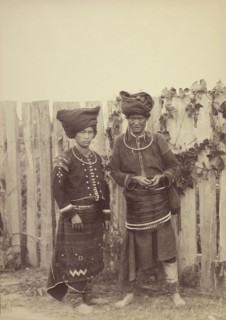 Kachin Women; Felice Beato, 1832 - 1909, Burma; 1887 - 1893; Albumen silver print