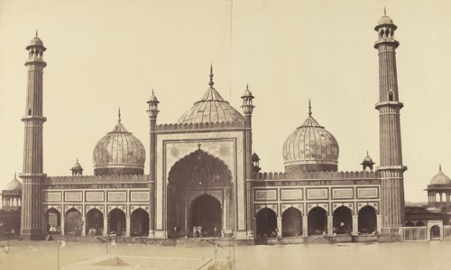 Jumma Musjid; Felice Beato, 1832 - 1909, Delhi, India; 1858 - 1859; Albumen silver print