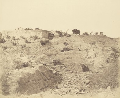 Sammy House, Showing the Bodies of Sepoys Killed in Action; Felice Beato, 1832 - 1909, Delhi, India; 1858