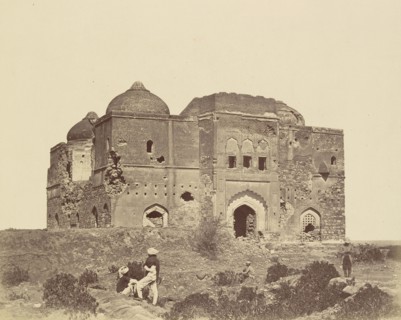 Mosque Piquet; Felice Beato, 1832 - 1909, Delhi, India; 1858; Albumen silver print