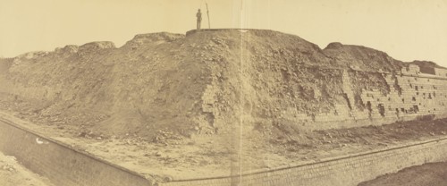 Morec Bastion; Felice Beato, 1832 - 1909, Delhi, India; 1858; Albumen silver print