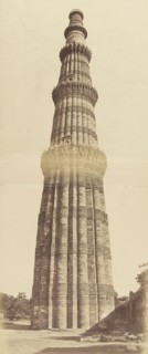 Kootub; Felice Beato, 1832 - 1909, Delhi, India; 1858; Albumen silver print