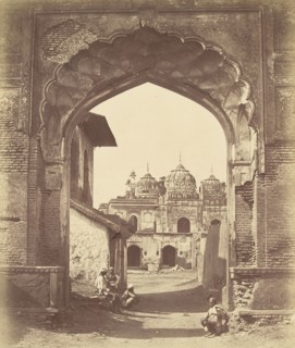 Mosque in the City; Felice Beato, 1832 - 1909, Delhi, India; 1858; Albumen silver print