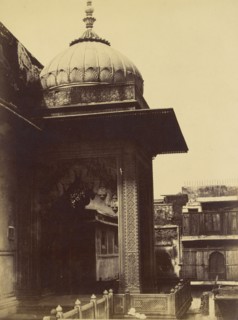Building with Balcony, Delhi; Charles Moravia, British, about 1821 - 1859, Delhi, India; 1858; Albumen silver print