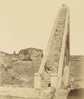 Old Observatory near Delhi; Felice Beato, 1832 - 1909, Delhi, India; 1858; Albumen silver print