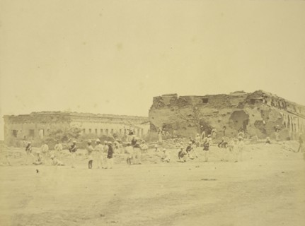 Major-General Sir Hugh Wheeler's Entrenchment at Cawnpore; Felice Beato, 1832 - 1909, Cawnpore, Uttar