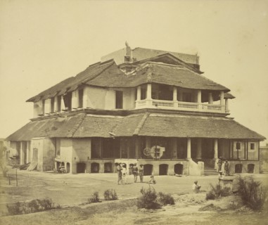 Major Banks' House; Felice Beato, 1832 - 1909, Lucknow, Uttar Pradesh, India; 1858; Albumen silver print