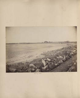 Okhla Weir; Unknown maker; Delhi, India; before 1875; Albumen silver print