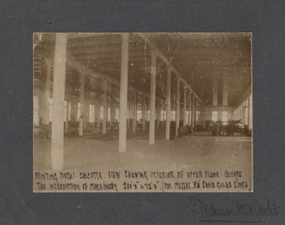 Printing Works, Calcutta; Unknown maker; Kolkata, India; about 1881; Albumen silver print