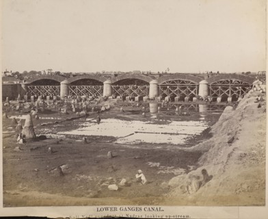 Lower Ganges Canal, Kali Nadi aqueduct; possibly G.W. Woodcroft, British, active 1860s - 1880s, Doab, India; about 1872