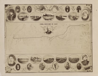 Canal Maritime de Suez; after 1869; Albumen silver print