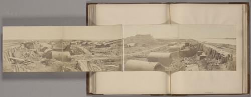 Rear of the Taku North Fort After Its Capture Showing the Retreat of the Chinese Army; Felice Beato, 1832