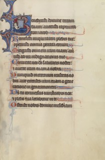 Initial B: The Nativity; Bute Master, Franco-Flemish, active about 1260 - 1290, Northeastern, illuminated, France