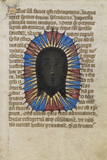 Decorated Text Page; Norfolk perhaps, written, East Anglia, England; illumination about 1190; written about 1490; Tempera