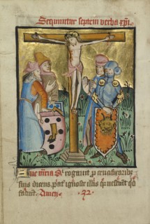Decorated Text Page; Norfolk perhaps, written, East Anglia, England; illumination about 1190; written about 1490; Tempera