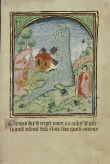 The First Sign before the Day of Judgement; Norfolk perhaps, written, East Anglia, England; illumination about 1190; written
