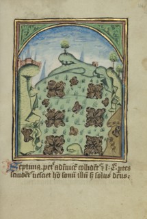 The Seventh Sign before the Day of Judgement; Norfolk perhaps, written, East Anglia, England; illumination about 1190; written