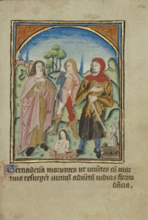 The Thirteenth Sign before the Day of Judgement; York perhaps, illuminated, Northern, England; illumination about 1190; written