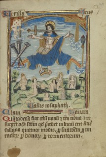 The Fifteenth and Final Sign before the Day of Judgement; York perhaps, illuminated, Northern, England; illumination about 1190