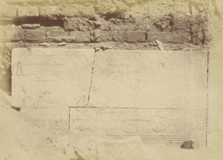 Sakkarah, Inscriptions of Ptah-Mes' Tomb; Théodule Devéria, French, 1831 - 1871, France; 1859; Albumen silver print