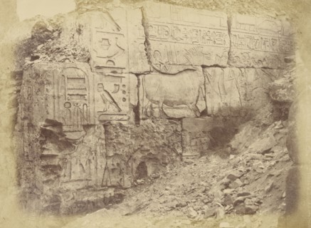 Hieroglyphic Inscriptions; Théodule Devéria, French, 1831 - 1871, France; 1859 - 1862; Albumen silver print