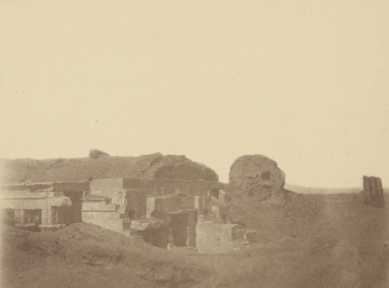 Overview of an  Temple; Théodule Devéria, French, 1831 - 1871, France; 1865; Albumen silver print