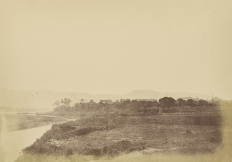 Overview of Luxor; Théodule Devéria, French, 1831 - 1871, France; 1859; Albumen silver print