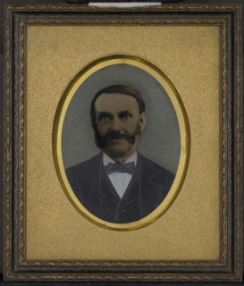 Portrait of man; United States; 1860s - 1880s; Hand-colored tintype; 20.2 × 15 cm, 7 15,16 × 5 7,8 in