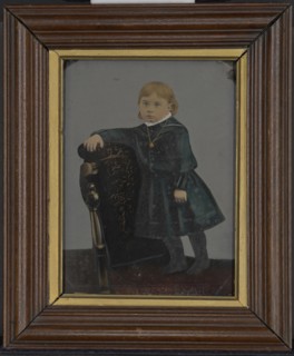 Portrait of Jane Simpson Arnold; United States; 1860s - 1880s; Hand-colored tintype; 20.4 × 14.8 cm, 8 1,16 × 5 13,16 in