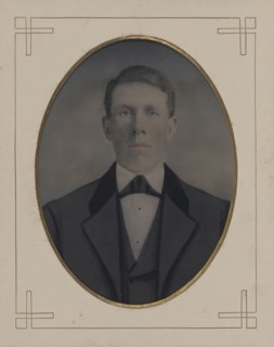 Portrait of young man; United States; 1860s - 1880s; Hand-colored tintype; Sheet: 21.5 x 16.6 cm, 8 7,16 x 6 9,16 in