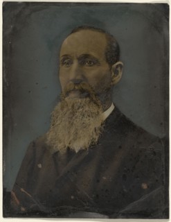Portrait of bearded man; United States; 1860s - 1880s; Hand-colored tintype; Sheet: 21.4 x 16.5 cm, 8 7,16 x 6 1,2 in