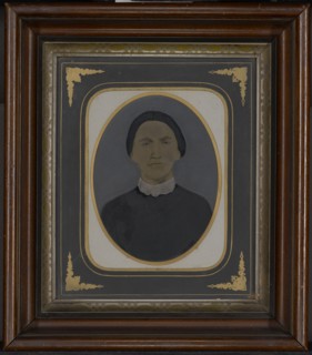 Portrait of Frances Meredith Elbon; United States; 1860s - 1880s; Hand-colored tintype; 20.2 × 15 cm, 7 15,16 × 5 7,8 in